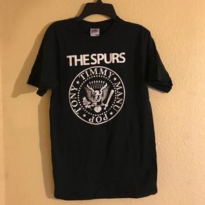 San Antonio Spurs Ramones inspired tee shirt